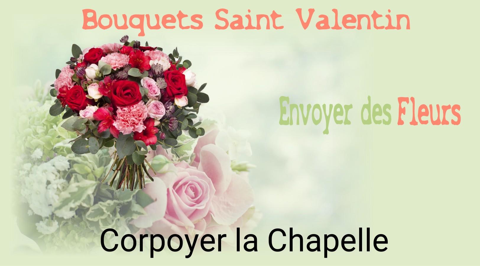 Roses de Saint-Valentin livrées à Corpoyer-la-Chapelle